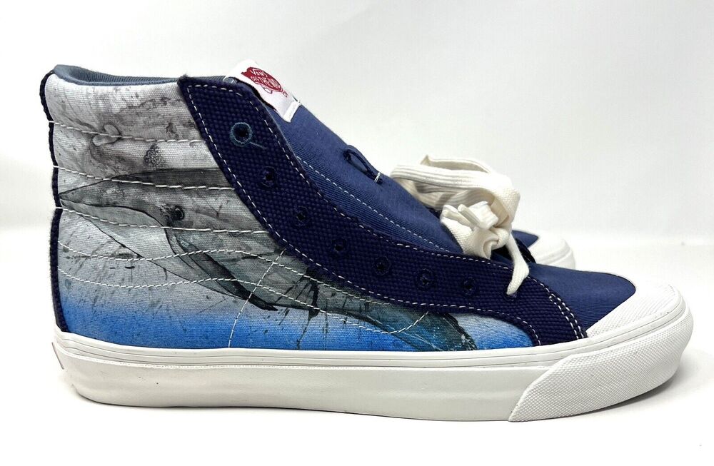 Vans Sk8-Hi OG Ralph Steadman X Style 138 LX Critical Critters Whale Size 10.5